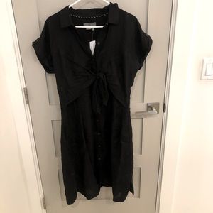 NWT Anthropologie Button Up Dress w/ Tie Front